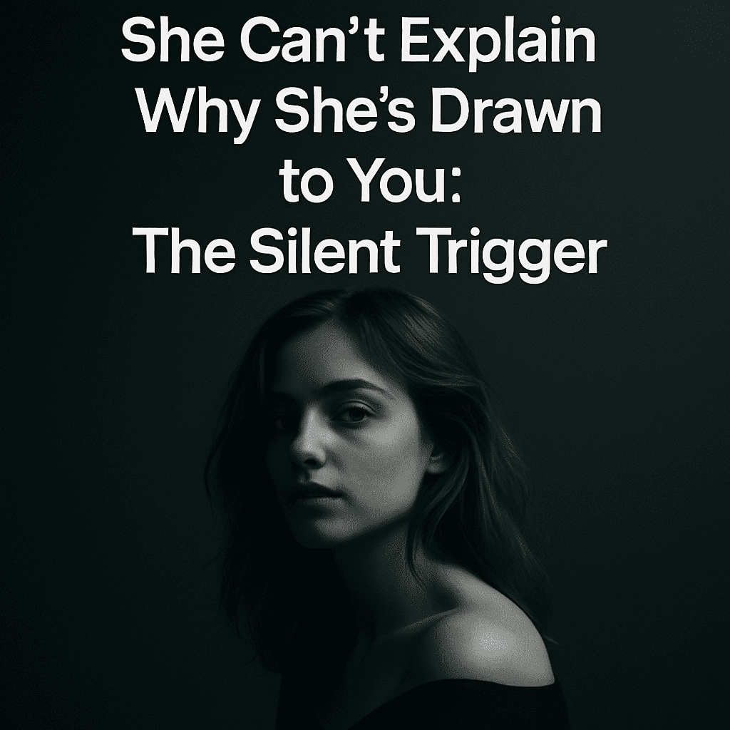 A contemplative woman in soft lighting, expressing silent allure and unconscious attraction.