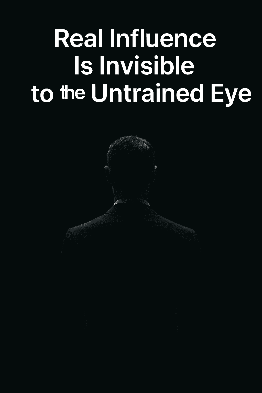 invisible leadership, silent influence, unseen power"